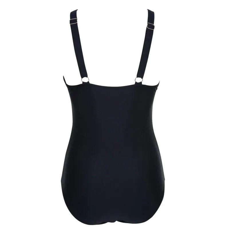 Enteriza con Recortes de Malla y Frunces en la Cintura Ref. 0462 - Marea Bella Swimwear