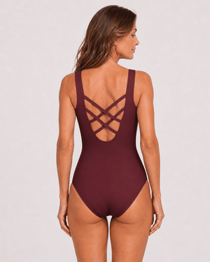 Enteriza con Tirantes Anchos y Estampa Degradé Ref. 0456 - Marea Bella Swimwear