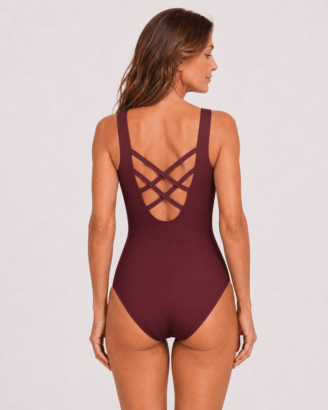 Enteriza con Tirantes Anchos y Estampa Degradé Ref. 0456 - Marea Bella Swimwear