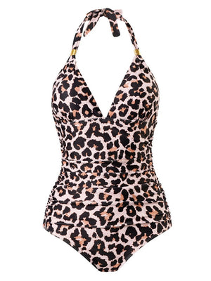 Enteriza con Tirantes de Lazo y Detalles Fruncidos Ref. 0461 - Marea Bella Swimwear