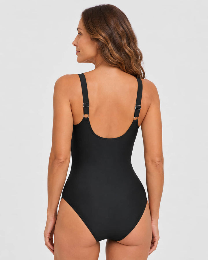 Enteriza Cruzada con Tirantes Texturizados Ref. 0192 - Marea Bella Swimwear