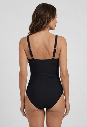 Enteriza Drapeada con Detalle Central en U Ref. 0708 - Marea Bella Swimwear