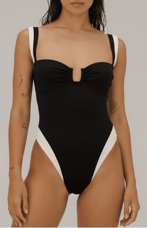 Enteriza Escote Corazón con Detalle Central en U Ref. 0780 - Marea Bella Swimwear