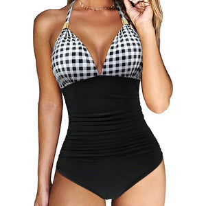 Enteriza Escote V con Drapeado Lateral Ref. 0224 - Marea Bella Swimwear