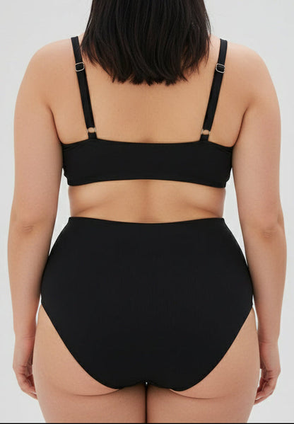 Bikini Plus Size con Detalles Estampados en Animal Print Ref: 0704