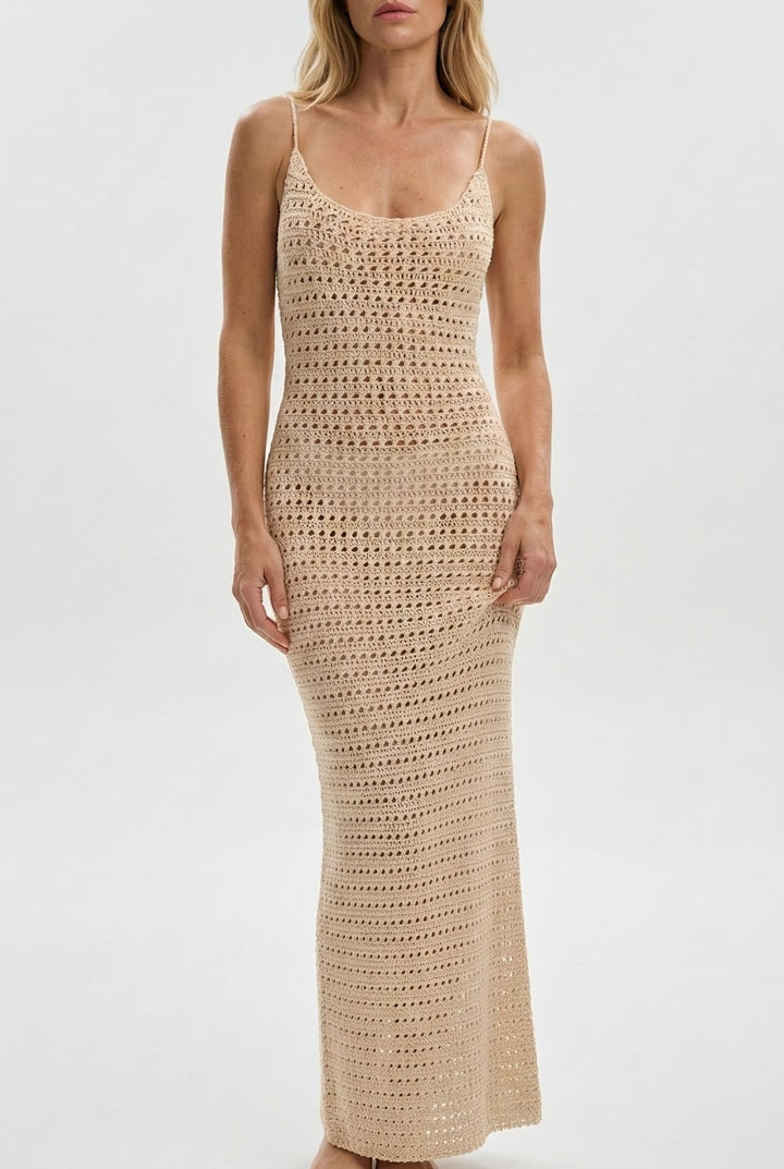 Salida de Playa en Tejido de Punto con Escote Amplio Ref. 0387 - Marea Bella Swimwear