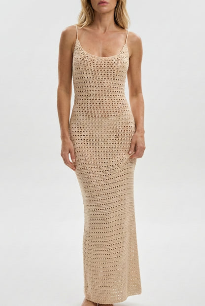 Salida de Playa en Tejido de Punto con Escote Amplio Ref: 0387